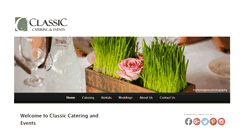 Desktop Screenshot of classiccateringevents.com